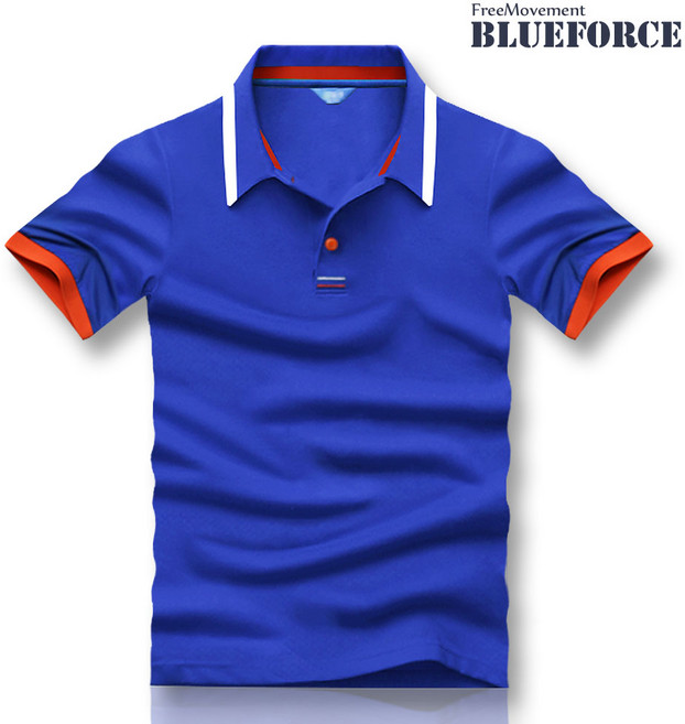 블루포스 클리톤 반팔카라티 기능성 남자 티셔츠 남성 반팔티 단체티 남녀공용 커플티 여름 골프티 [국내생산]