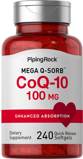 파이핑 락 코큐10 100mg 소프트젤, 1개, 240정