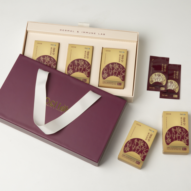 글루잇 6년근 국내산 홍삼필름 선물세트, 1세트, 60회분