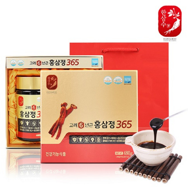 6년근고려홍삼정365 (240g*2병), 480g, 2개
