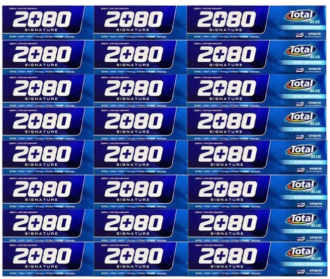 2080 시그니처 토탈 블루 치약 125g