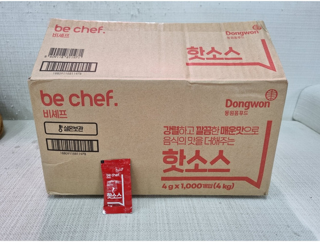 비셰프 핫소스, 4g, 1000개