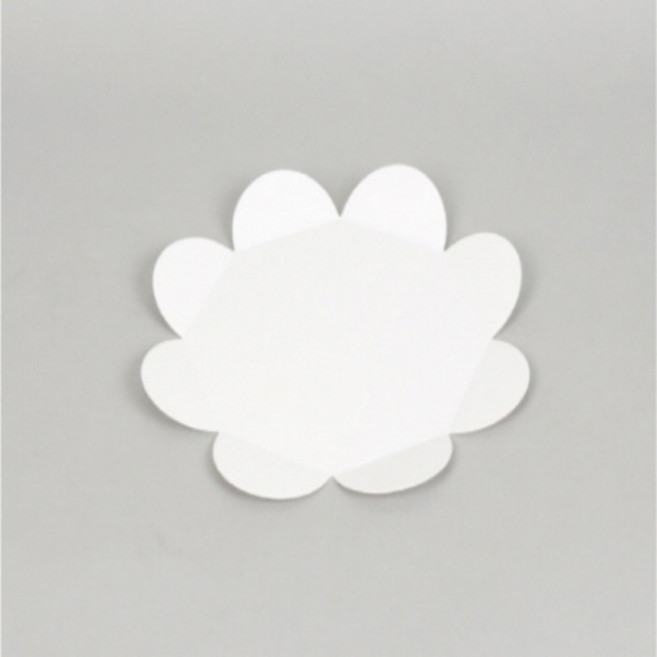 천운패키지 쉬폰케익받침(1호) 1묶음*100장, 화이트, 100개