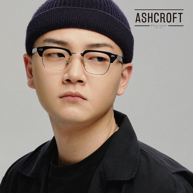 애쉬크로프트 베유 WEIL 4종 하금테 안경 사각 스퀘어 남자 여자 오버사이즈 반뿔테 안경테