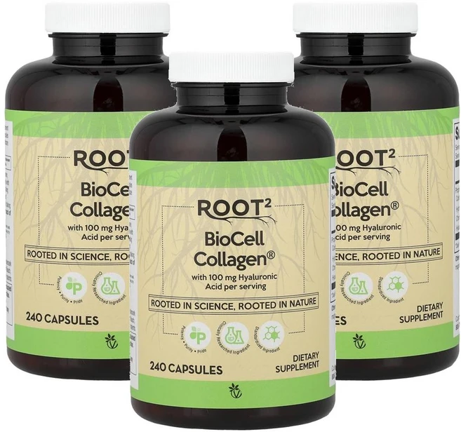 비타코스트 루트2 바이오셀 콜라겐 Vitacost Root2 BioCell Collagen® 240정, 3개 - 쿠팡