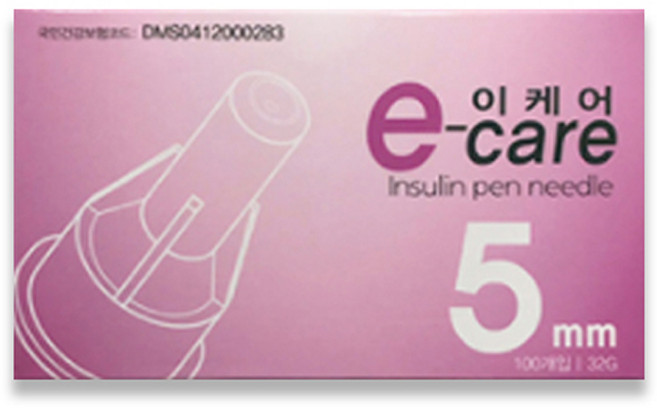 이케어 인슐린 펜니들 멸균주사침 32G 5mm 100개입, 1개