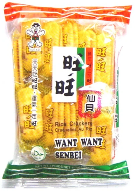 왕왕 센베이 라이스 크래커 92g /3.25 온스 (1개 팩) Want-Want Senbei Rice Crackers 92g /3.25 Oz (Pack of 1), 1개 - 쿠팡