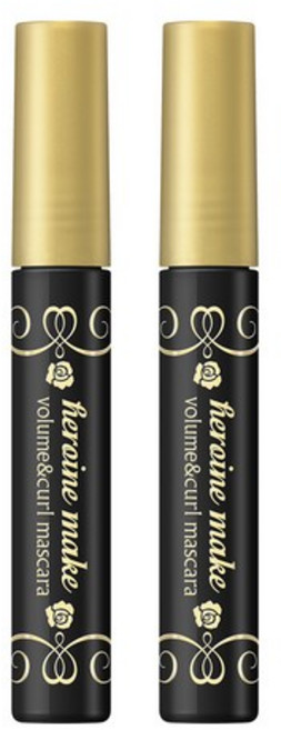 히로인메이크 볼륨앤컬 마스카라 어드밴스드 필름 6g, Deep Black, 10개