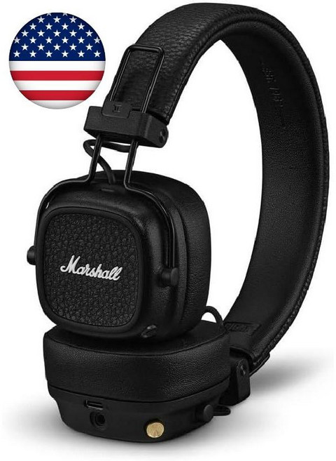 마샬 메이저 5 Marshall V 블루투스 헤드폰 블랙 무선 헤드셋 정품 미국직구