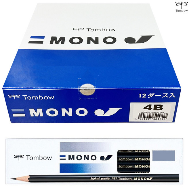 톰보우 모노 연필, 4B, 144개입