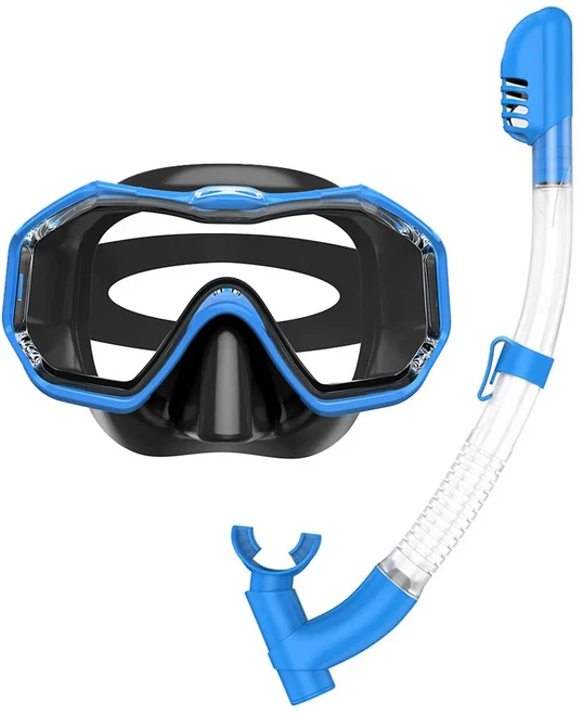 JoyMaySun 작은 얼굴 다이빙 마스크 어린이 HD 스쿠버 고글 세트 스노클 튜브 키즈 다이빙 고글 수영