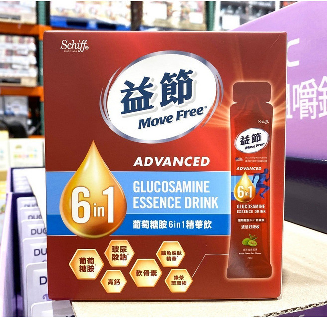 Schiff 益節 葡萄糖胺6in1精華飲 25ml x 30包, 1個, 貨運宅配