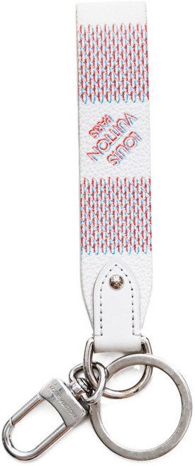 루이 비통 중고 2022 다미에 패턴 레더 키홀더