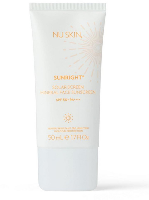 Nu Skin Sunright 태양열 자외선 차단 SPF 50 얼굴 몸 광범위한 스펙트럼 UVA UVB 보호 50mL 80분 방수 경량 기름지지 않은 포뮬러 286791, Nu Skin Sunright 태양열 자외선 차단 SP