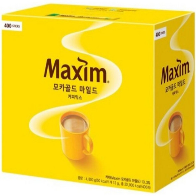맥심 모카골드 마일드 커피믹스 400T