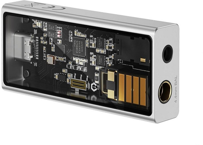 Questyle M15C 헤드폰 앰프 휴대용 USB 4.4mm 고해상도 DSD256 앰프 스마트폰/PC/노트북용 무손실 듀얼 출력 디코더 3.5mm 출력 32비트/384kHz, QueSTYLE 스타일 M15C 헤드폰 앰프 휴대용 U