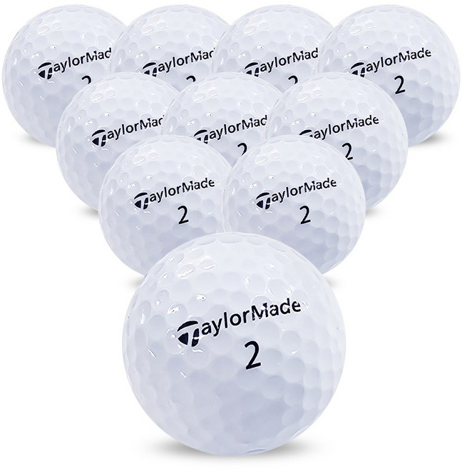 나이스골프 테일러메이드 화이트 A+등급 로스트볼, 10개, 1개