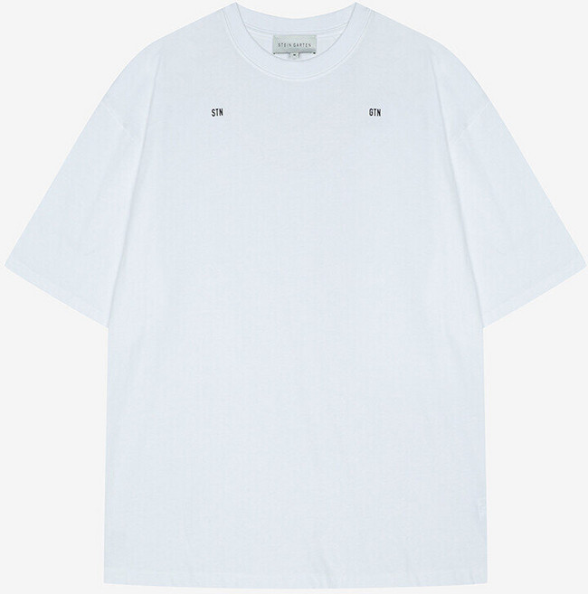 지이크 STEIN GARTEN 에센셜 더블 립 반팔 티셔츠_(PIIBD8937)