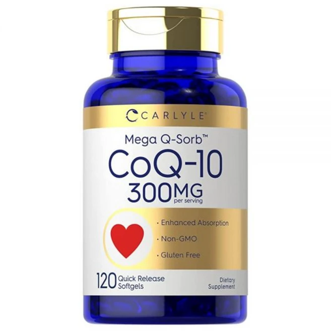 코큐텐 메가큐소브 코엔자임 큐텐 300mg 120정 흑후추 고함량 미국산 CoQ10, 1개 - 쿠팡