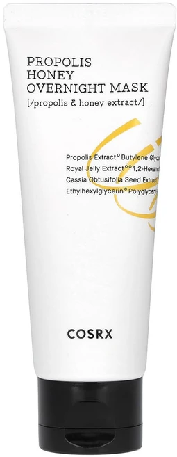 코스알엑스 프로폴리스 허니 오버나이트 뷰티 마스크 60ml(2.02fl oz), CRX45233, 1개, 60ml - 쿠팡