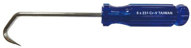 세신버팔로 호스 드라이버 SB-H 수리 정비 갈고리형 핀셔 오링풀러 일자형 굽은형, SB-H02, 1개