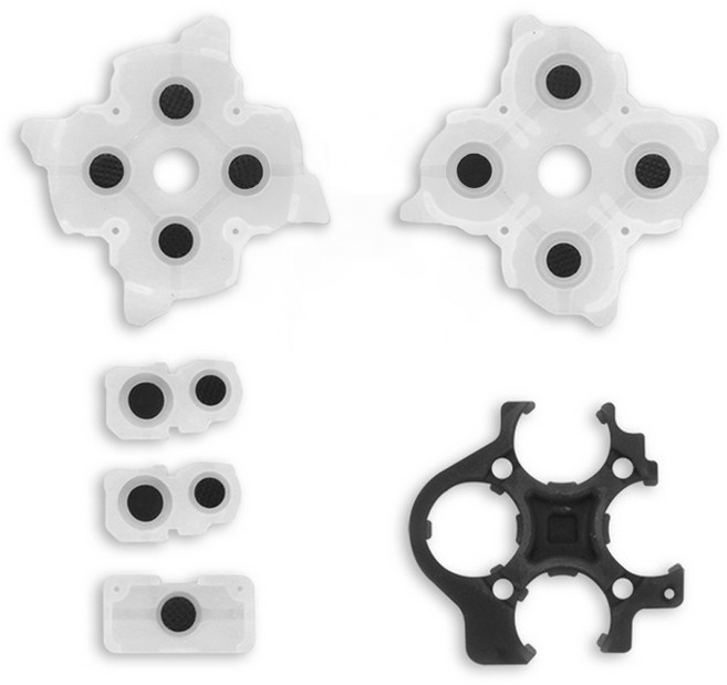 듀얼센스 수리 부품 버튼 실리콘 패드, BDM-020, 1개