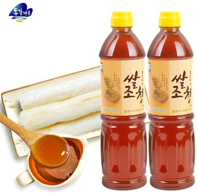 영월농협 동강마루 쌀조청1300gx2병, 없음