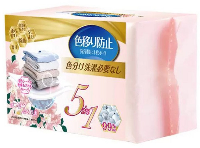 Good Lab 日本品牌 洗衣吸色片 防衣物染色片 護色巾, 1個, 留香款100入裝 吸色片（W0702）, 100