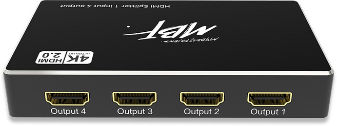 엠비에프 모니터 HDMI 분배기 1:4 4K 60Hz MBF-HS104, 1개