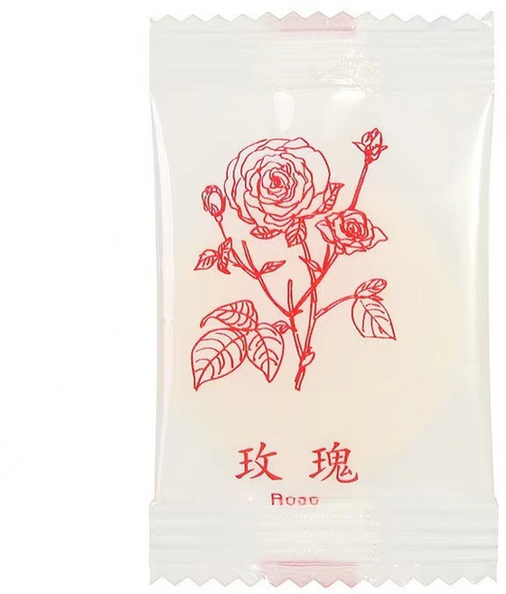 黏貼式固體香薰盒 壁貼香膏, 1個, 香薰片(玫瑰)