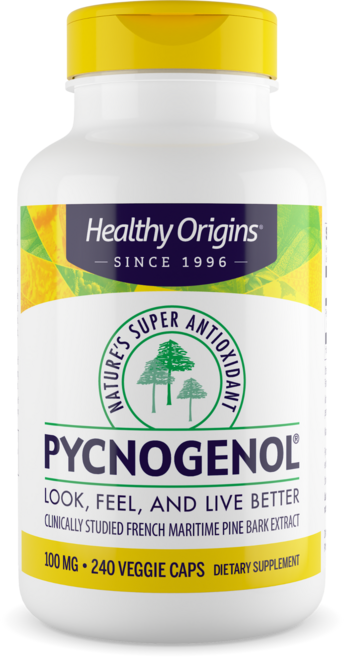 Healthy Origins 松樹皮萃取素食膠囊 100mg, 240顆, 1罐