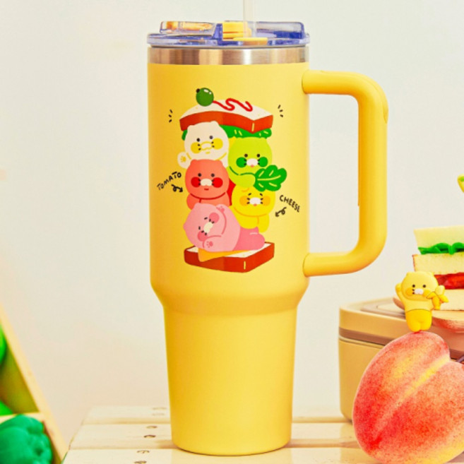 KAKAO FRIENDS 맛삼춘 스텐텀블러_춘식이 5007208631 433995, 1개
