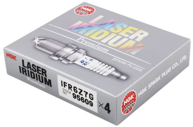 이리듐 스파크 플러그 NGK 95609 IFR6Z7G (뷰익 엑셀 GT XT 리갈 쉐보레 아베오 크루즈 누비라 라세티 트랙, 02 4Pcs