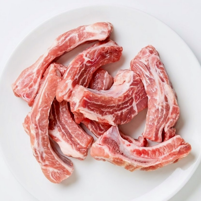 최고기나라 돼지고기 듀록 통 등갈비 찜 구이용 2kg, 등갈비(개별커팅), 1개