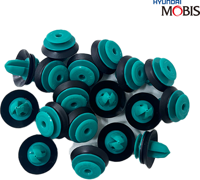 현대모비스 순정 파스너 도어트림 고무 팩킹 흡음제 포함 82315L0000 현기스토어, 초록, 10개