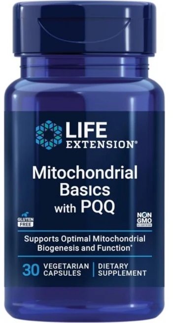 Life Extension 미토콘드리아 베이직 함유 PQQ L-타우린 R-리포산 세포 에너지 생산을 위한 기초 보충제 뇌 및 심장 건강 글루텐 프리, 표준 포장, 1개, 30정 - 쿠팡