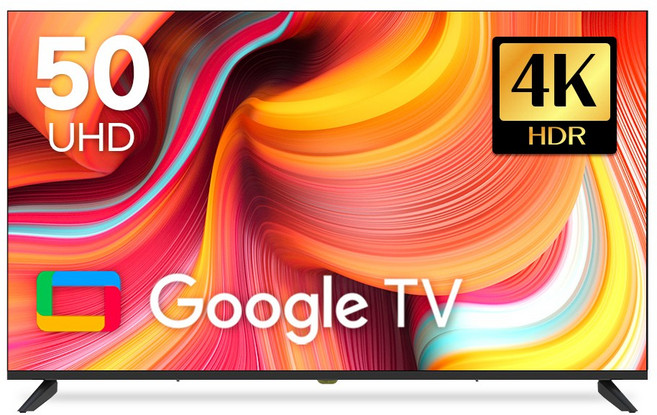 10년AS보장 26년형 4K 아바 스마트 PRO 구글TV 127cm(50인치) UHD 1등급, 고객직접설치, 스탠드형, 자가설치, 50인치