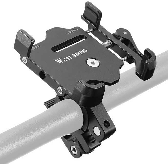 시그니처베이지 자전거 킥보드 핸드폰 휴대폰 스마트폰 거치대 YPZ076, 1개, 퀵릴리즈