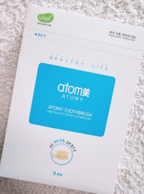 애터미 LOHAS 칫솔, 8개입, 1개