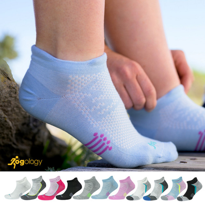 [조그올로지] 기능성 러닝양말 남녀공용 스포츠 발목 보호 쿠션 양말, 하이 쿠션, 블랙, S(230-245), 1개