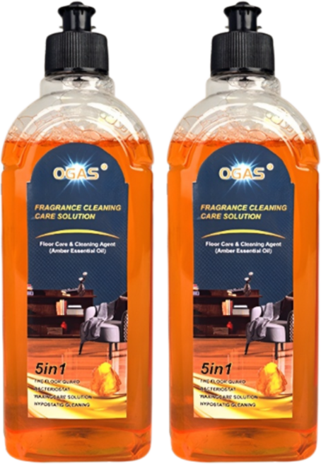 1+1/2+2 (5가지 얼룩 제거제)다기능 바닥 세정제 목질 세정제 광택/오염제거/천연성분 다용도 바닥 청소 케어, [50% 할인] 500ml*2