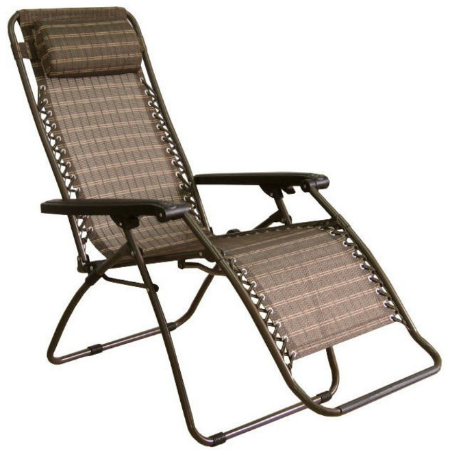 可折疊躺椅 網布懶人椅 戶外露營休閒椅, 無段式休閒彈力躺椅