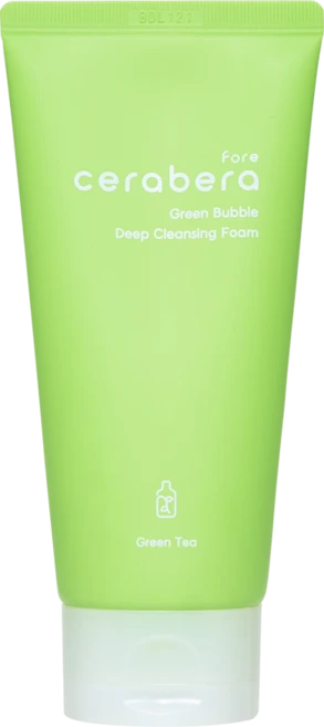 진한녹차 세라베라 그린버블 딥 클렌징폼 (약산성 아미노산 클렌저), 1개, 120ml - 쿠팡