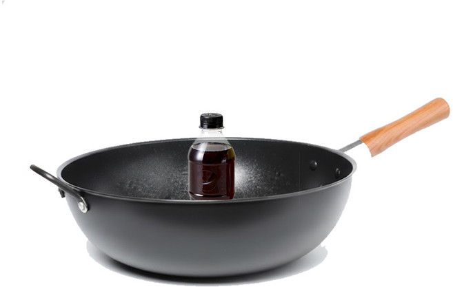 마더쿡 코팅 자루 중국팬 웍 볶음요리 중식팬 가벼운 웍팬, 1개, 42cm