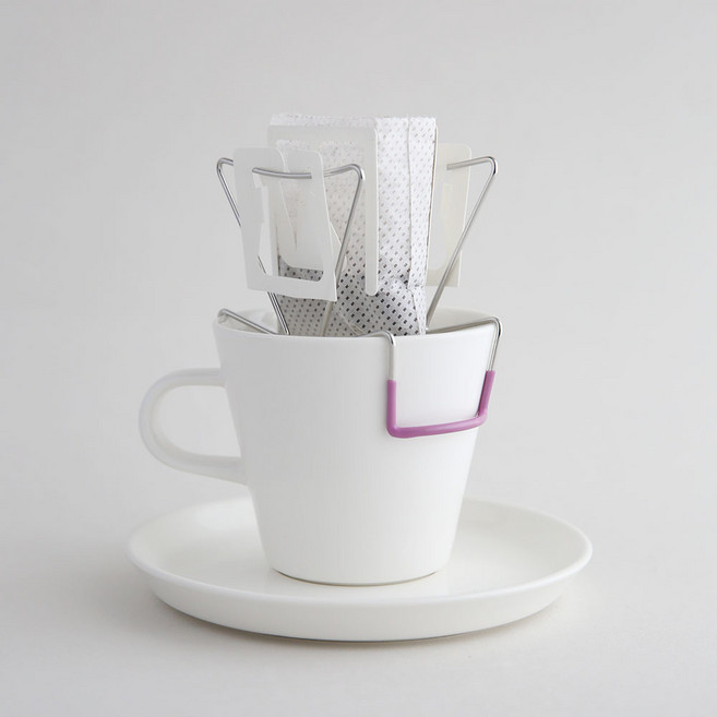 비에메종 뉴디자인 드립체어(린넨 파우치 포함) 드립백거치대 드립백커피 홀더, 1개