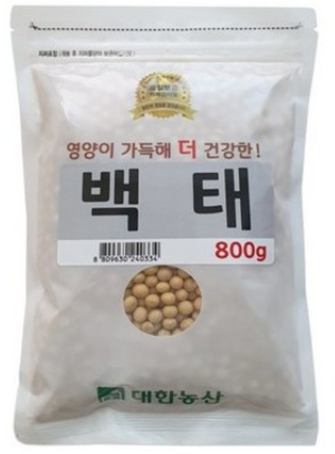 대한농산 백태 잡곡 콩, 800g, 1개