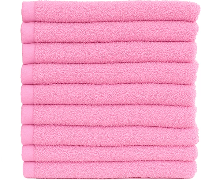 타올킹 업소용 55g 미용수건 10장 얇은 타월 헬스장 풋 마사지 피부관리실 수건 마사지샵, 분홍 - 쿠팡