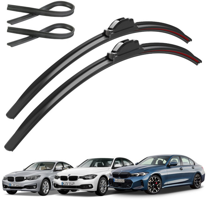 파이널 하이브리드 와이퍼 리필고무 패키지 4P, BMW3GT그란투리스모F34(13-19)