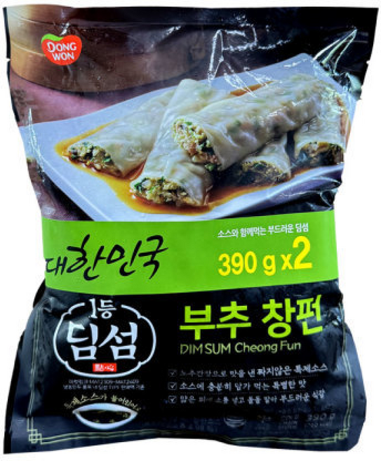 동원 딤섬 부추창펀, 4개, 390g