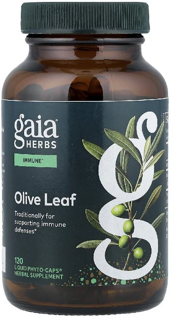 가이아 허브 올리브 잎 Liquid Phyto-Caps 120정, 120 개, 1개 - 쿠팡